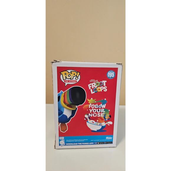 Funko Pop! Kellogg's Froot Loops Toucan Sam - Amazon Flocked #195 box damage - Picture 5 of 5
